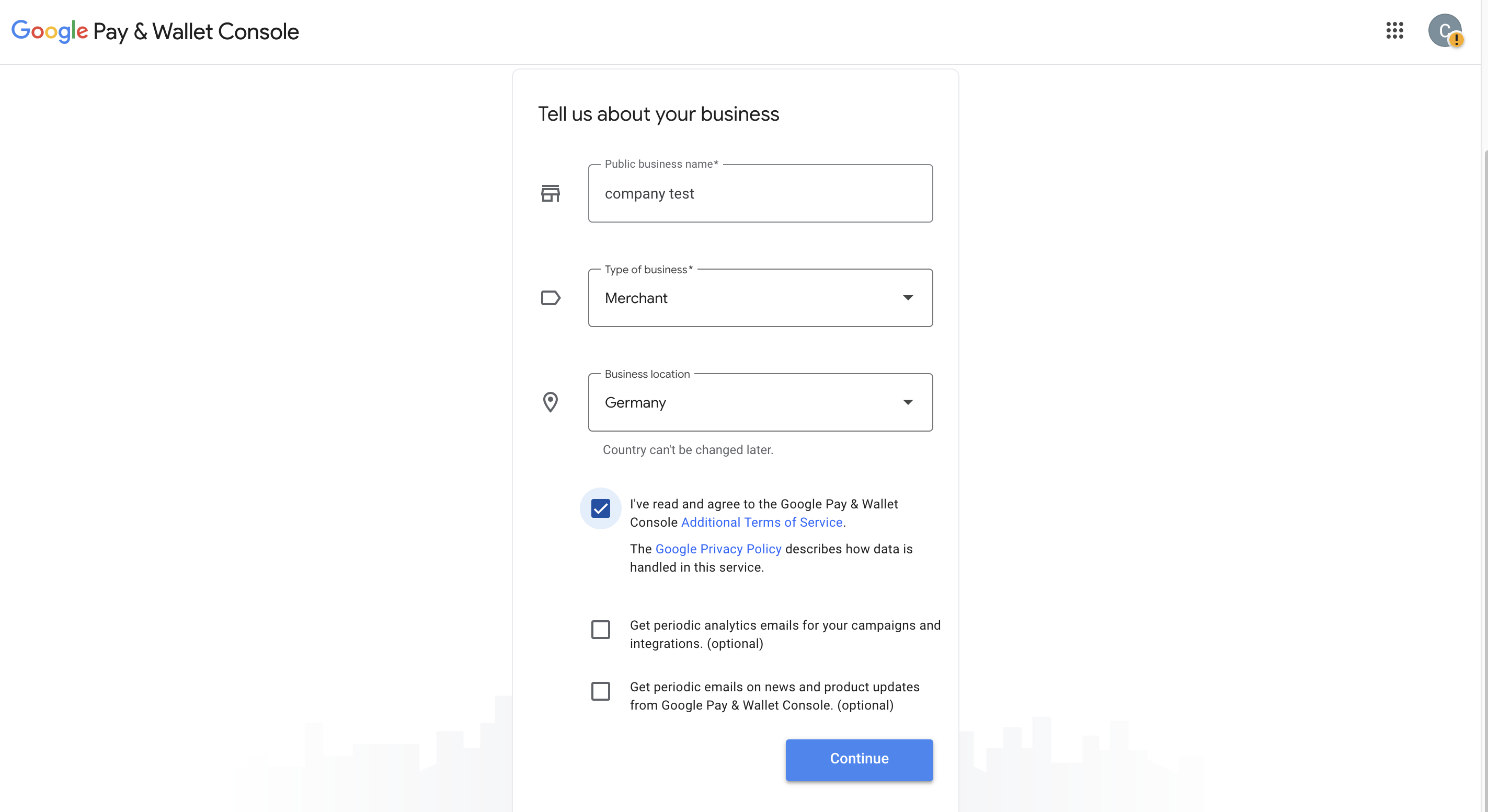 Sign in Google Account